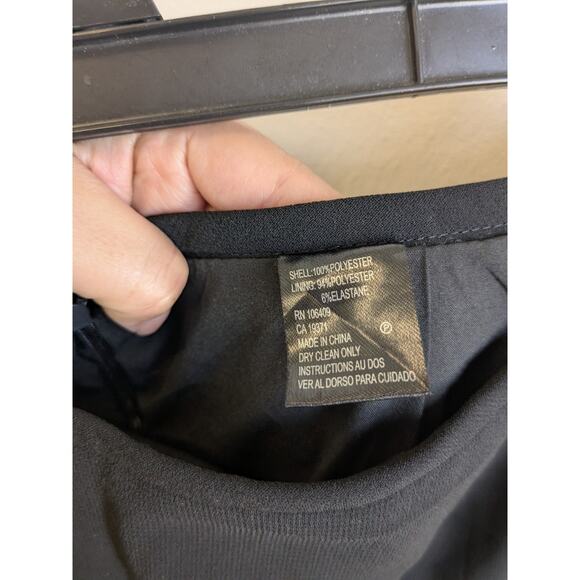 TAHARI Arthur S. Levine Women's Pencil Skirt Black/Multi Floral Embroidered 18 - Picture 5 of 12